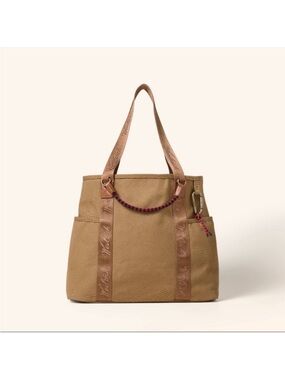 Woolrich x Target Collab Canvas Tote w/Carabiner, NWT
